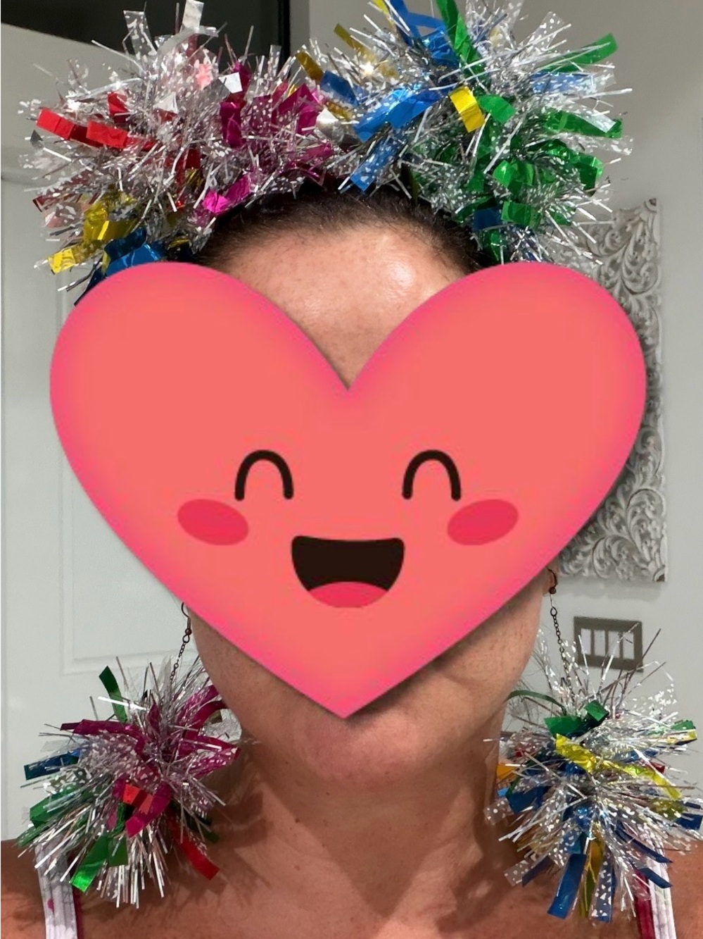 Pom Pom Headband and Earrings